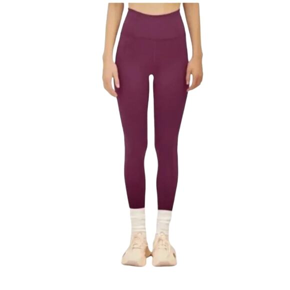 Girlfriend Collective Medium Compression Leggings, Plum, Size XS - Picture 1 of 6